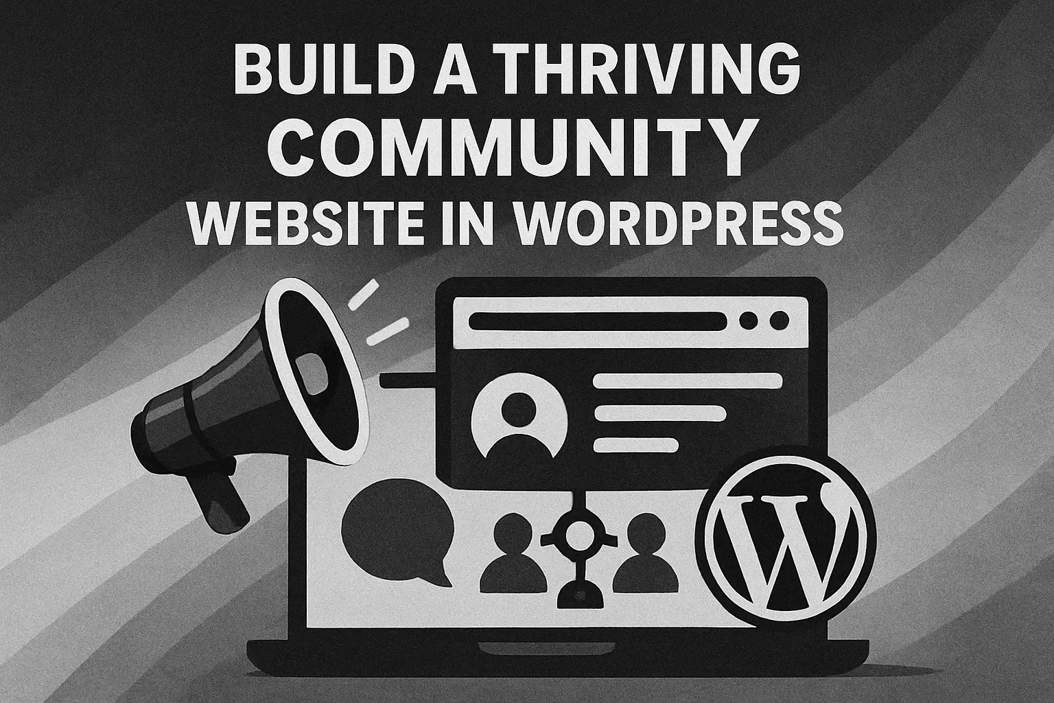 Build community site at wordpress